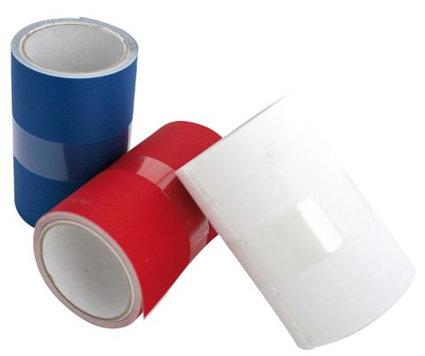 TISSU A VOILE AUTOCOLANT NOIR - ROULEAU 7.5CMSX1M50