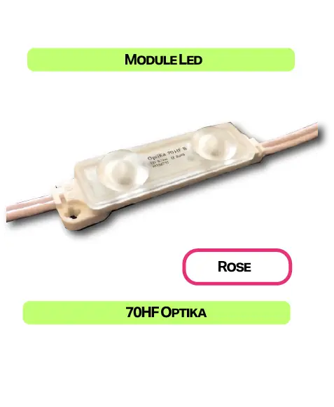 LED rose enseigne lumineuse module 12V