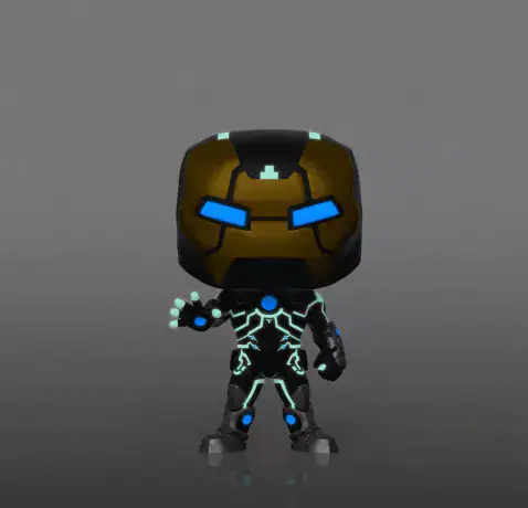 Figurine Funko Pop / Iron Man "Model 39" N°555 / Marvel / Glows In The Dark Spécial édition