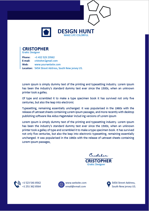 Professional MS Word Cover Letter Design 3 - Fully Editable & Instant Download - Image 3