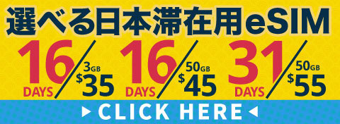 日本滞在用SIMカード