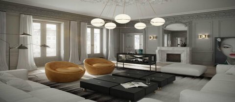 5 DESIGN TRENDS TO CREATE HOUSES WITH A PARISIAN STYLE Trends 5 DESIGN TRENDS TO CREATE HOUSES WITH A PARISIAN STYLE 2 classic parisian apartment contemporary interior design