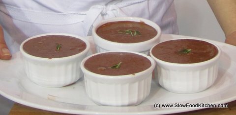 Mat Follas Chocolate and rosemary mousse