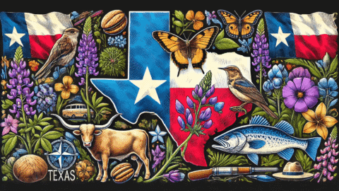 Symbols of the Great State of Texas