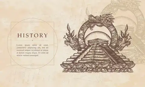 la serpiente en la piramide