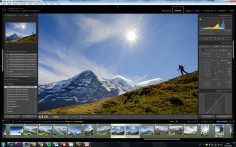 limpiar las manchas del sensor en Lightroom
