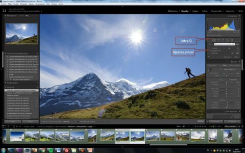 limpiar las manchas del sensor en Lightroom