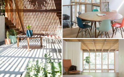 mid-century modern home A Mid-Century Modern Home Sits on a Hillside of Dreamy Los Angeles House under a Bridge 480x300