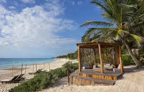 balaba en duna beach en quintana roo