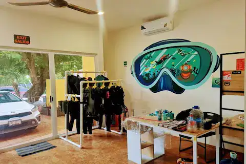 Centro de buceo puerto morelos