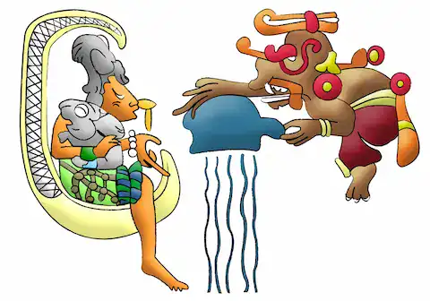 dioses de la cultura maya