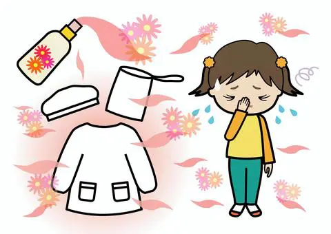 合成香料についてのイラスト