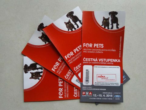 vstupenky for pets zdarma 2018