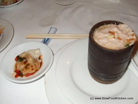 Chicken and mince pork soup