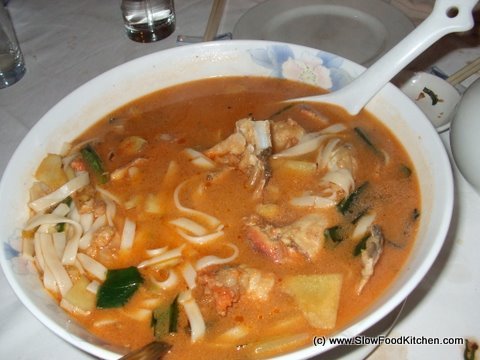 Crab soup noodles