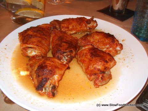 Harissa Marinated Chicken with Red Grapefruit Salad"