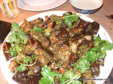 Marinated Aubergines with Tahini & Oregano