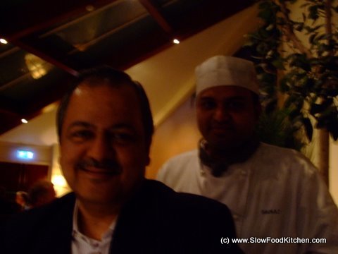 Executive chef Oberoi and Head Chef Prahlad Hegde Executive chef Oberoi and Head Chef Prahlad Hegde
