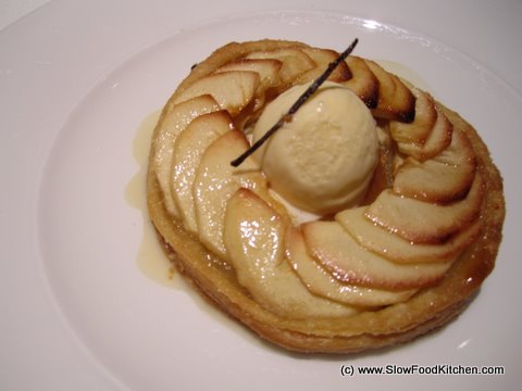 Apple Tart with calvados ice cream Pierre Koffman