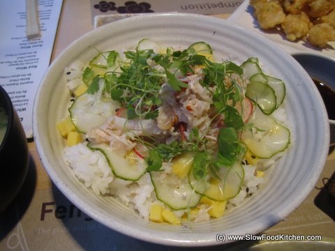 Crab Donburi feng sushi 