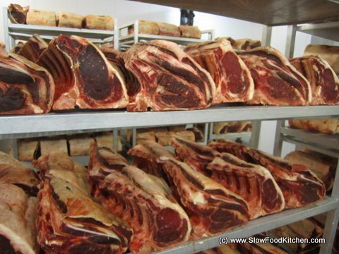 Donald Russell online butcher beef maturation room