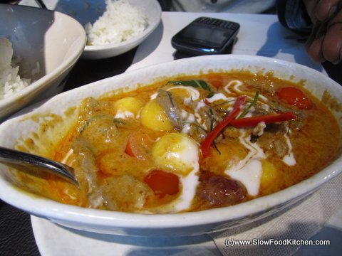 Roast Duck Red Curry, Suda Thai Restaurant, Covent Garden