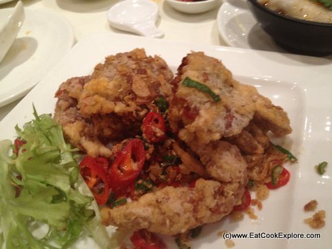 Dim Sum at Royal China Queensway 2 crispy soft shell crab