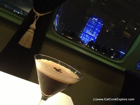 A Cocktail with a view - HIspaniola Upper Deck