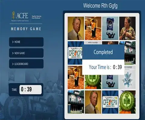Memory Match Game gameplay