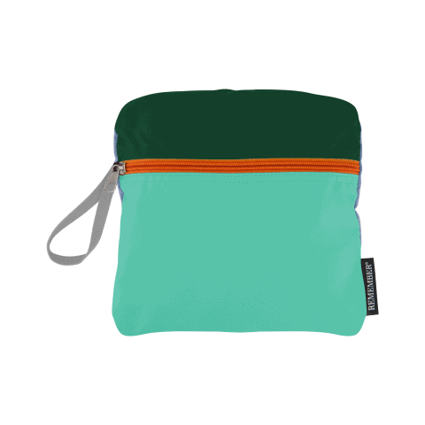 Mochila plegable turquesa "Max" - Imagen 2