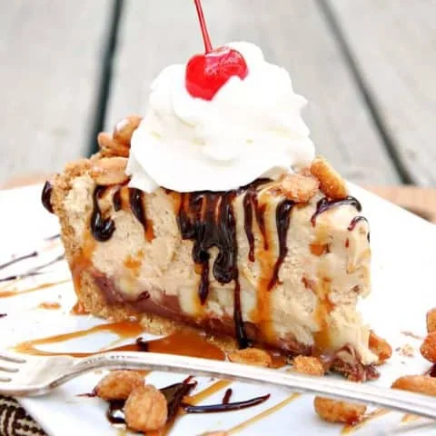 Peanut Butter Chocolate Banana Pie
