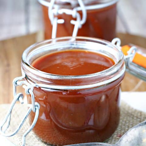 Roasted Rhubarb Barbecue Sauce