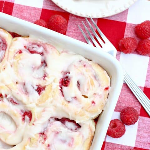 Raspberry Cream Cheese Sweet Rolls