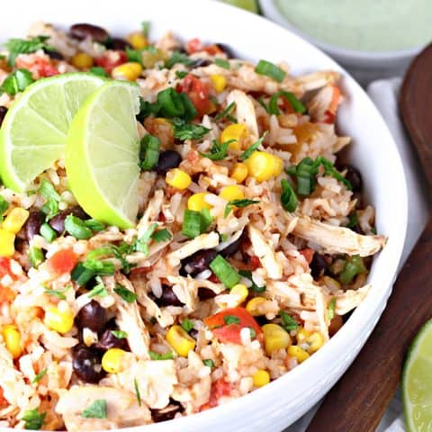 Slow Cooker Chicken Burrito Filling
