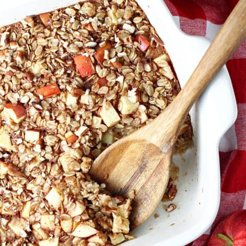 Apple Spice Baked Oatmeal