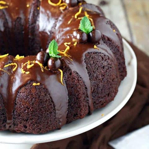 Chocolate Orange Bundt Cake