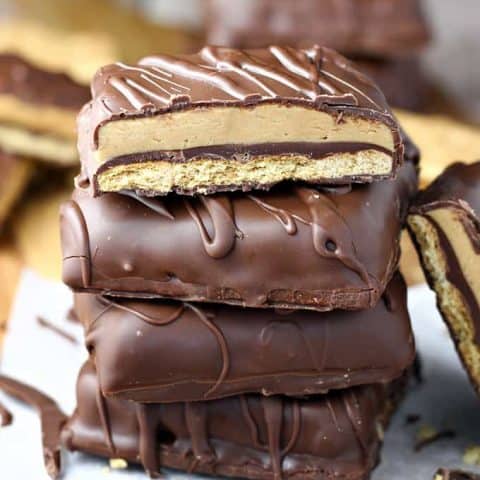 Peanut Butter Chocolate Graham Sandwiches