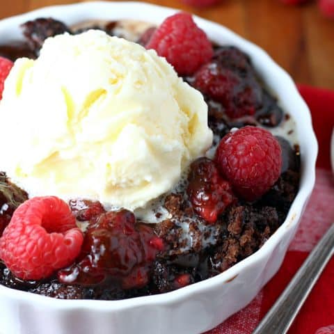Raspberry Chocolate Lava Cake