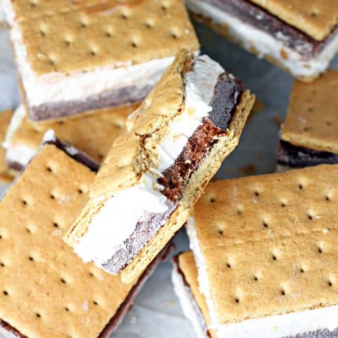 Frozen S'mores Bars
