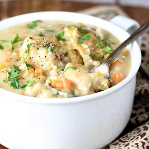 Slow Cooker Chicken and Dumplings