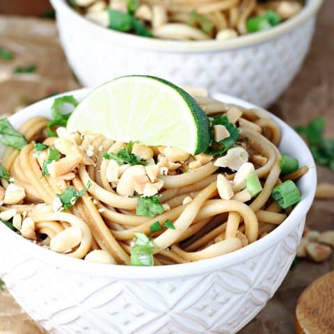 Quick and Easy Peanut Noodles