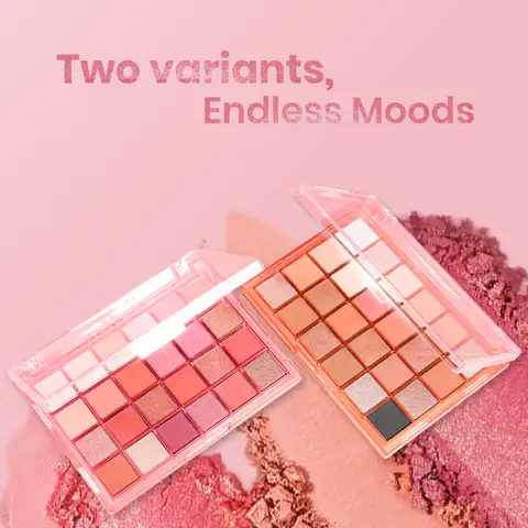 ME-ON Mood XOXO HD Eyeshadow Palette – 24 - Shade Multidimensional Kit with High-Pigment Mattes & Shimmers - Image 2