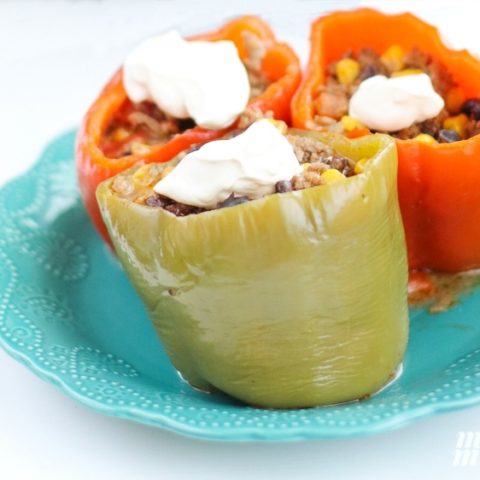 enchilada Stuffed Bell Peppers