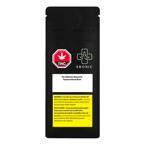 The Authentic (Rntz Muffin) Diamond & Terpene Infused Blunt - Single <br>Hybrid <br>28.2% - Image 3