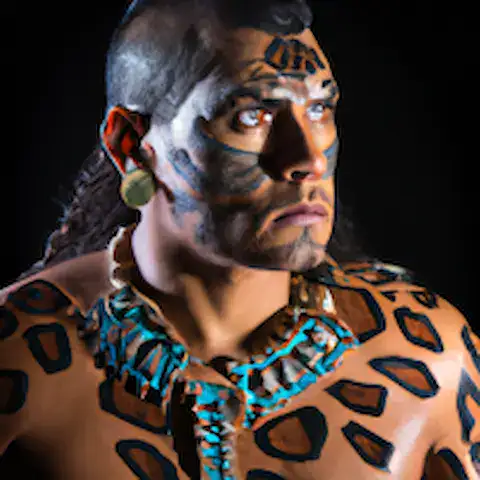imagen de vestimenta maya
