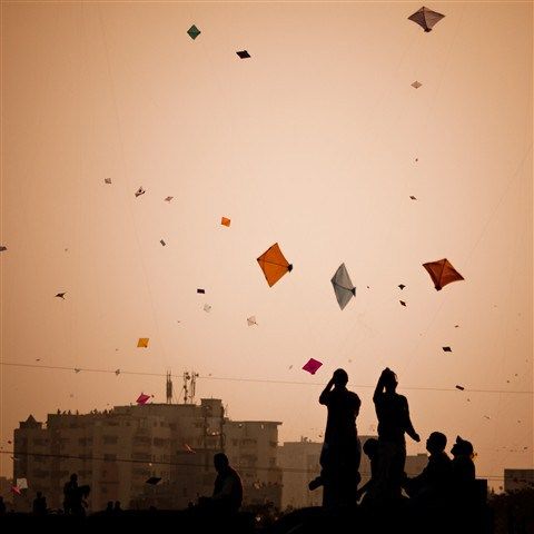 flying kites