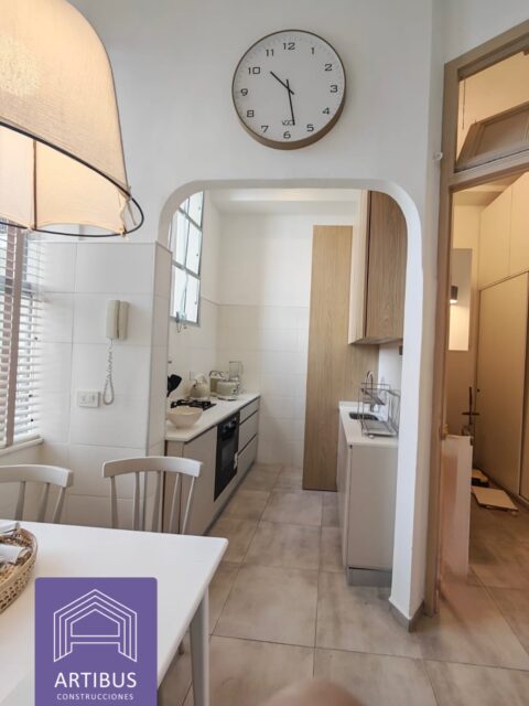 Antes y después de una gran transformación.
Refuncionalizacion completa  de cocina y lavadero.