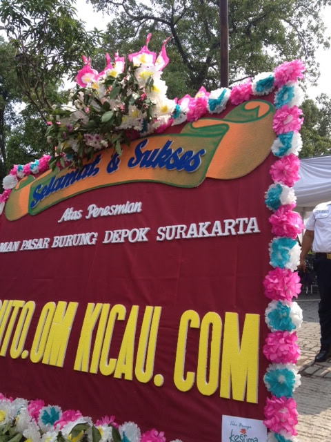 Hanya ini yang bisa diberikan Om Kicau,seraya berharap agar Pasar Burung Depok Solobisa menjadi pusat ekonomi, wisata, dan refreshing,bagi warga Solo Raya dan tamu dari luar kota.