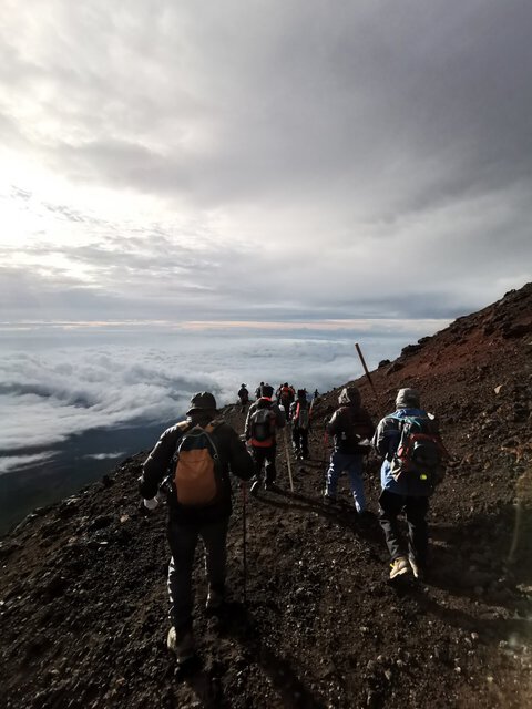 吉田線下山