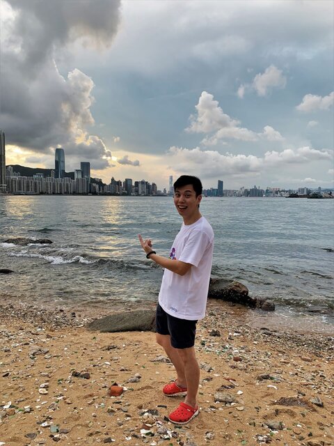 鯉魚門燈塔日落